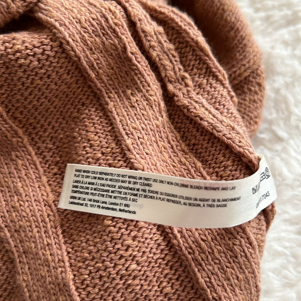 Free People Beach Salmon Color Knit Dress - Picture 7 of 7